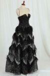 Silver Black Party Dress